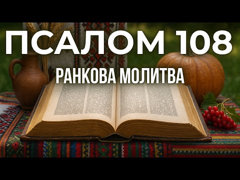 Видео: 11 ВЕРЕСНЯ ПСАЛОМ 108(107):2-7 | ПОЧНІТЬ РАНОК З МОЛИТВИ