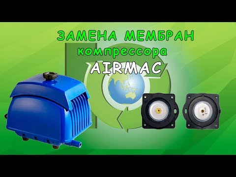 Видео: Ремонт AirMac - Замена мембраны компрессора AirMac DB 60/80 | Интернет-магазин SepticMarket.ru
