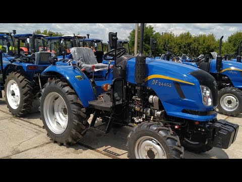 Видео: Минитрактор Донг Фенг 244 ДЖ2 (Dongfeng 244 G2) обзор и сравнения с Dongfeng 244