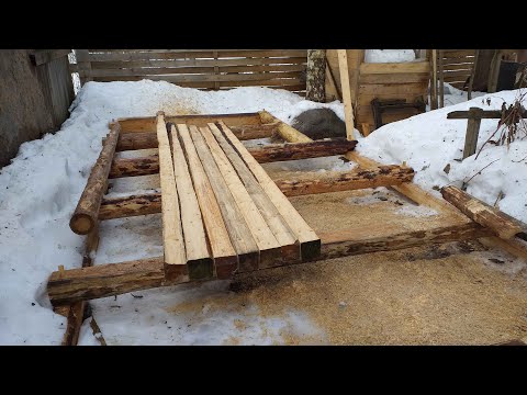 Видео: Как сделать брус из бревна
