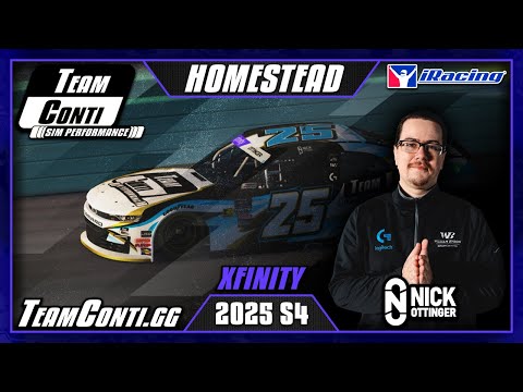 Видео: Руководство по трассе iRacing Pro от Team Conti Sim Performance I NASCAR Xfinity на трассе Homest...