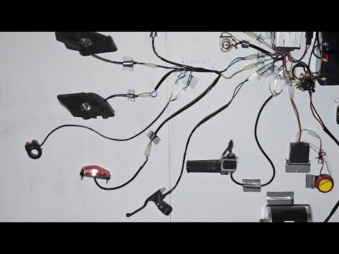 Видео: Схема электропроводки контроллера квадроцикла Rosso (для модели квадроцикла X @ Q)