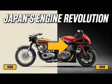 Видео: 9 надёжных японских двигателей, которые создали мир мотоциклов