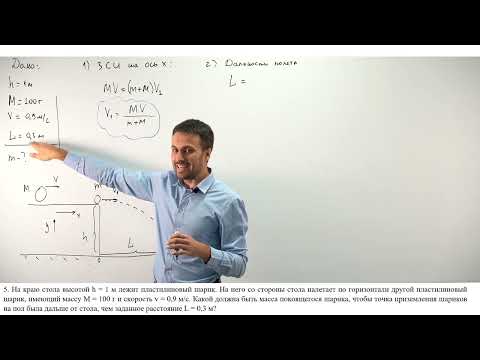 Видео: Урок 5. Закон сохранения энергии и импульса - 5. Высокий уровень. ЕГЭ