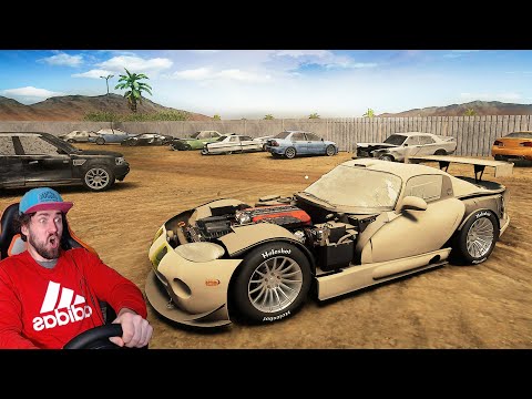 Видео: ПОСТРОИЛ САМУЮ МОЩНУЮ МАШИНУ СО СВАЛКИ - CAR MECHANIC SIMULATOR 2021