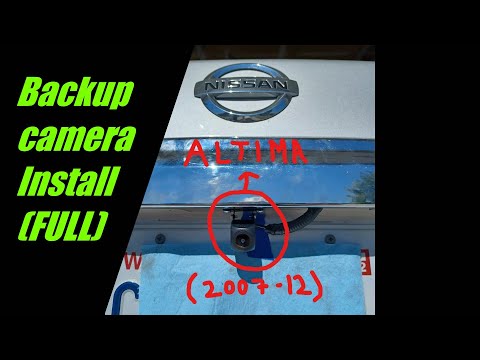 Видео: КАК УСТАНОВИТЬ КАМЕРУ ЗАДНЕГО ВИДА/Nissan ALTIMA (2007-12) (КАМЕРА НЕ ВХОДИТ В КОМПЛЕКТУЮ)