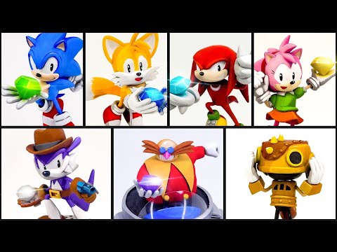 Видео: Как сделать Sonic суперзвёзды с глином / Sonic, хвосты, ногтей, Эми, Fang, Trip, Eggman [kiArt]