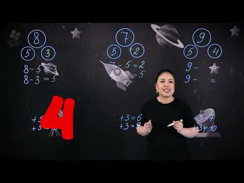 Видео: Сандардың құрамы. Азайтуға мысалдар құрастыр. 1 сынып.