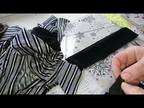 Видео: Быстро и легко увеличить размер блузки.