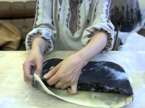 Видео: Валяная косметичка с фермуаром