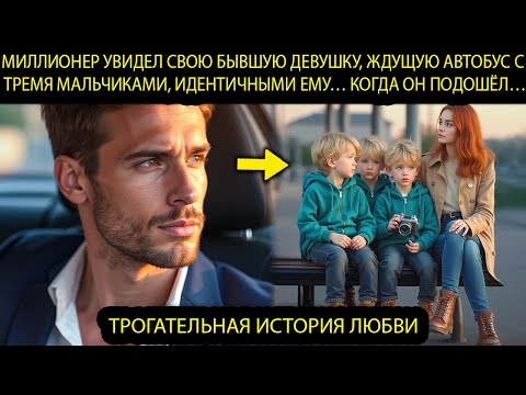 Видео: Миллионер увидел бывшую на автобусной остановке с тремя мальчиками, которые были… как он