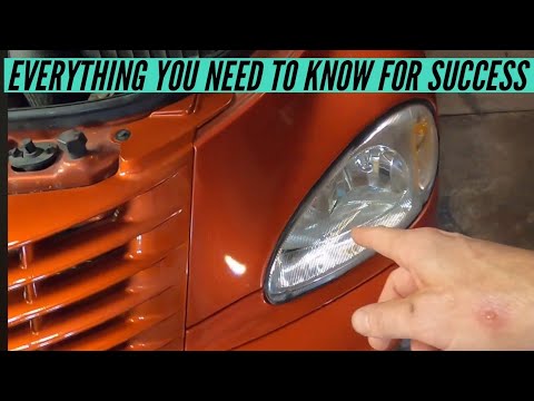 Видео: Замена ламп в фарах PT Cruiser