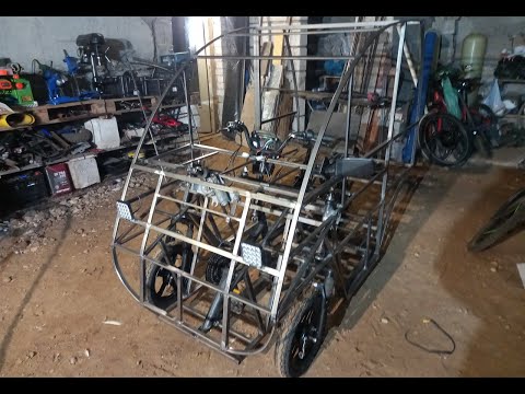 Видео: Как собрать веломобиль из китайского электроскутера?
