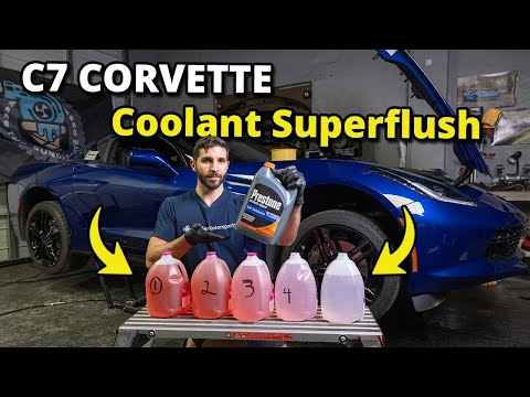 Видео: Как заменить охлаждающую жидкость Super Flush в Corvette C7 2014-2019 Stingray Z51 Z06