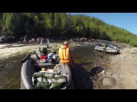 Видео: Лодки Абакан Jet. Водометное путешествие по рекам севера, Часть 1.