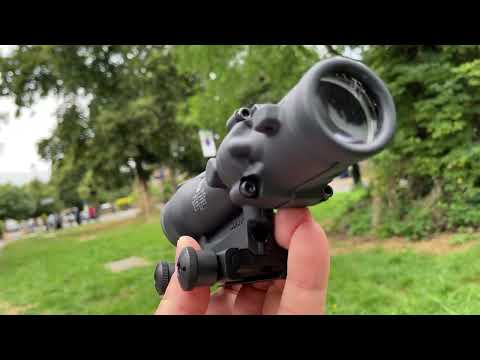 Видео: Acog 3.5x35 Dual Illum Green Chevron 223 BDC Призматический прицел