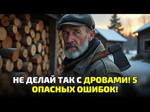 Видео: Так хранили дрова наши деды — и их печи горели жарче любых современных!