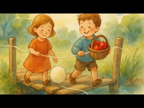 Видео: Клубочок, що тримає стежки — акварельна казка про тепло, турботу і маленькі дива.