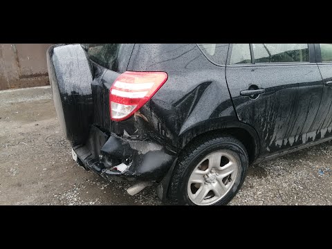 Видео: TOYOTA RAV4.Рихтовка заднего крыла.Кузовной ремонт