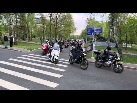 Видео: Выезд Ночные Волки Открытие Мото Сезона 2025