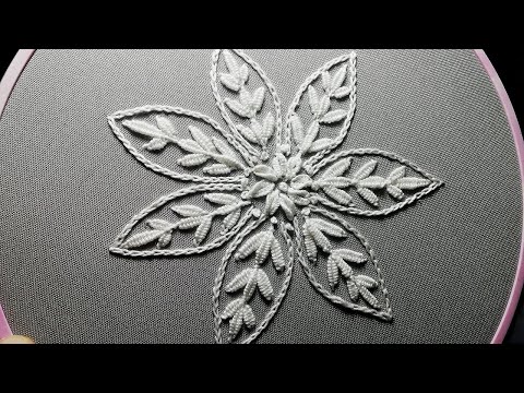 Видео: Румынское кружево на ткани * легкие и красивые швы