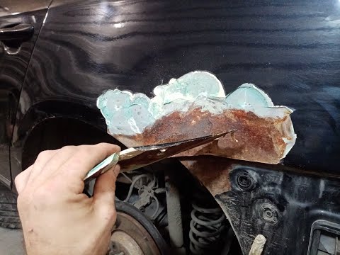 Видео: VW Passat.BodyRepair.Ремонт крыла.