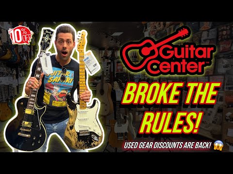 Видео: ‼️Guitar Center только что сделал НЕМЫСЛИМОЕ — скидки на Б/У оборудование! 😱