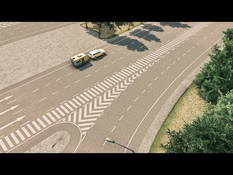 Видео: Как сделать РЕАЛИСТИЧНЫЙ СЪЕЗД с ШОССЕ в Cities Skylines Красивый и эффективный съезд с шоссе