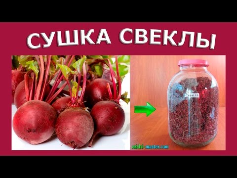 Видео: Сушеная свекла для борща