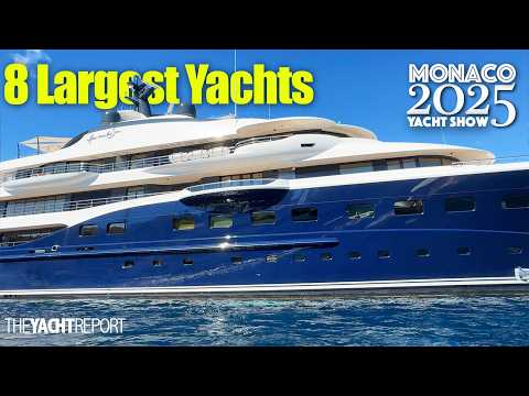 Видео: Самые большие суперъяхты выставки! | Monaco Yacht Show 2025!