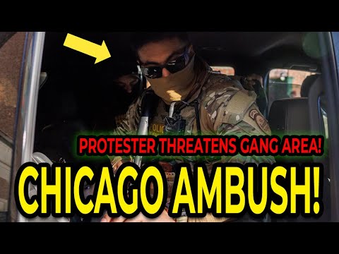 Видео: Протестующие в Чикаго нападают на федеральных агентов. Протестующие СНОВА устраивают засаду на аг...