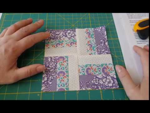 Видео: 77." Пэчворк: шаг за шагом" / шаг 2 / урок для новичков в пэчворке/ блок  под "Забор"/Rail Fence