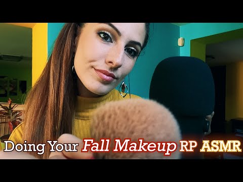 Видео: ASMR Doing Your Fall Makeup Roleplay| Close Whispering🍂АСМР На Български | Ролева игра : Есенен грим