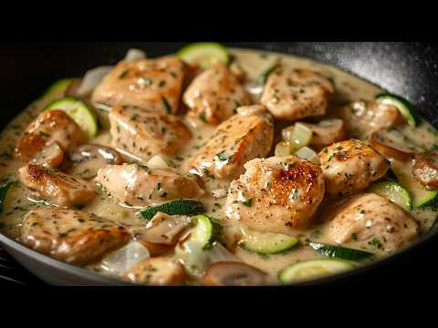 Видео: Цуккини с курицей в УДИВИТЕЛЬНО ВКУСНОМ соусе🔥 Дешево и просто!