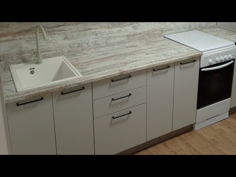 Видео: Сборка кухни VIVAT N246