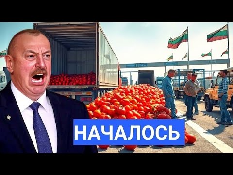 Видео: 🚛 Скандал в Болгарии! Фуры с Азербайджанскими Помидорами Развернули на Границе ЕС — Хаос и Потери