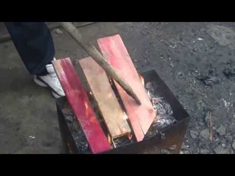 Видео: Колхозное испытание противопожарных пропиток для дерева.