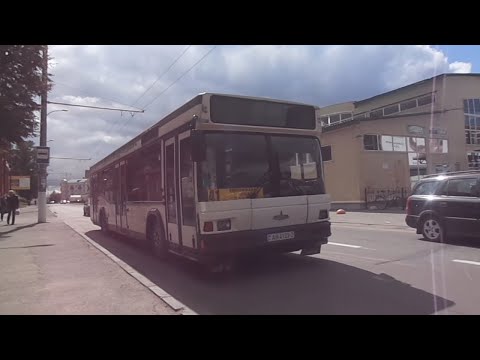 Видео: Автобус №41 (Витебск). Смоленский рынок - Новка-2