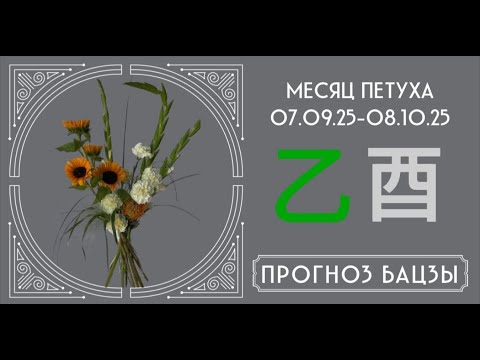 Видео: ПРОГНОЗ БАЦЗЫ СЕНТЯБРЬ 2025