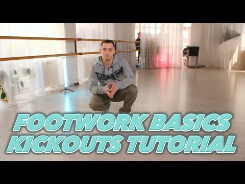 Видео: Footwork Basics: Kickouts tutorial/ база футворка разножки