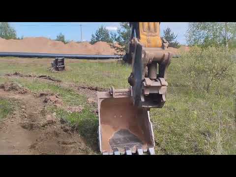 Видео: как работает быстросъём на экскаваторе...