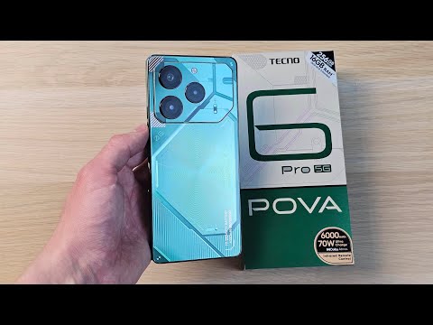 Видео: TECNO POVA 6 PRO 5G -  ИНТЕРЕСНЫЙ ДИЗАЙН, БАТАРЕЯ 6000MAH И МОЩНЫЙ ПРОЦЕССОР!