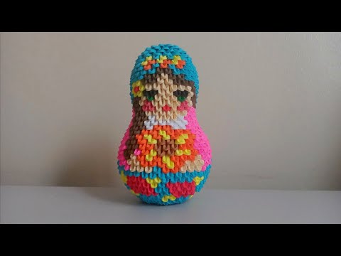Видео: Матрешка лето модульное оригами (мастер-класс)