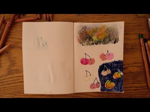 Видео: Начните с уродливого искусства ✨ Разминка для каракулей + рисуйте летнюю вишню вместе со мной