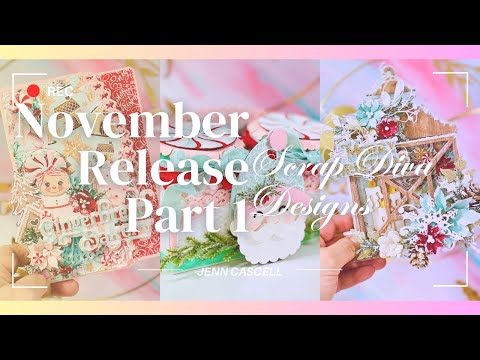 Видео: Scrap Diva Designs, ноябрьский релиз, часть 1 @ScrapDiva29