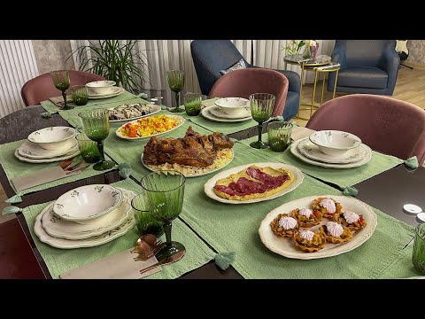 Видео: ЭЛЕГАНТНЫЙ ПРИГЛАШЕННЫЙ СТОЛ 🤩/МЕНЮ НА УЖИН/Рецепты блюд
