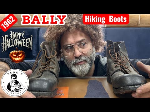 Видео: Ботинки для походов BALLY 1962 года, невероятная трансформация