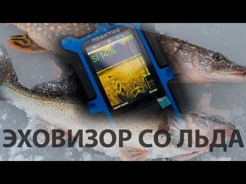 Видео: Практик Эховизор со льда! Настройка, режим работы, поиск рыбы и объектов со структурным датчиком