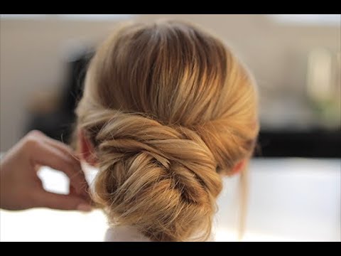 Видео: Небрежный пучок: простая инструкция
