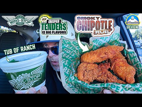 Видео: Обзор приправы Wingstop® Smoky Chipotle Rub Tenders! 😶‍🌫️🌶️🐔 | Бонусный обзор Tub Of Ranch! | the...